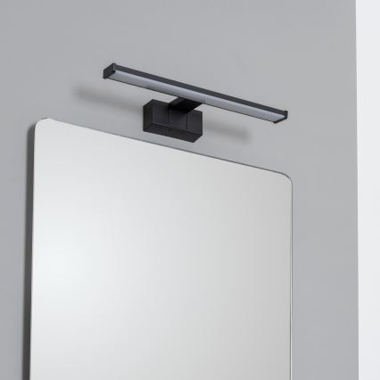 Brilagi - LED vonios veidrodžio apšvietimas 3 viename VESTRA LED/8W/230V 40 cm IP44 juoda
