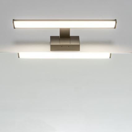 Brilagi - LED vonios veidrodžio apšvietimas 3 viename VESTRA LED/8W/230V 40 cm IP44 juoda