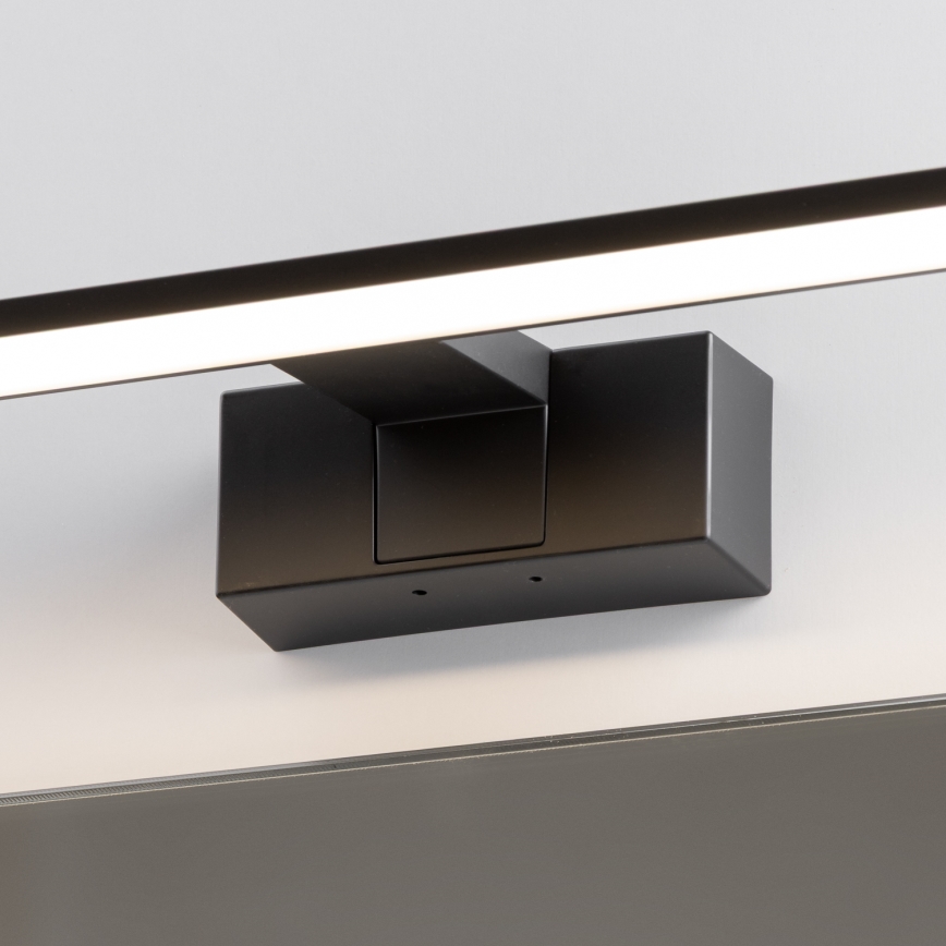 Brilagi - LED vonios veidrodžio apšvietimas 3 viename VESTRA LED/8W/230V 40 cm IP44 juoda