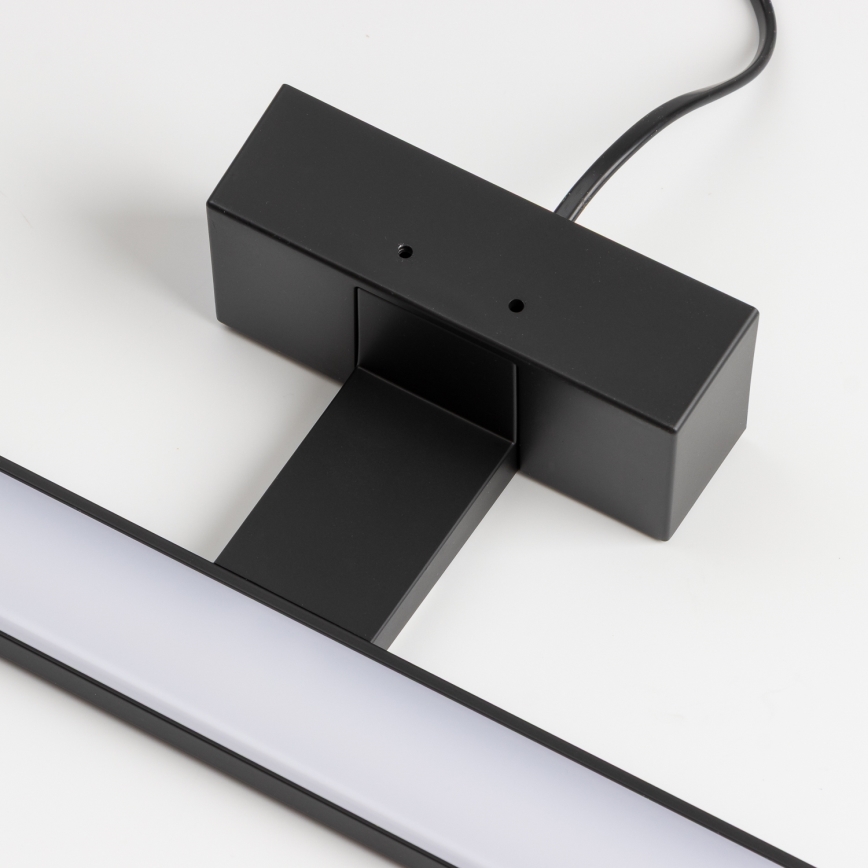 Brilagi - LED vonios veidrodžio apšvietimas 3 viename VESTRA LED/8W/230V 40 cm IP44 juoda