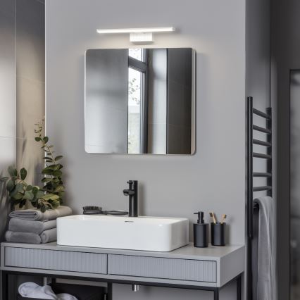 Brilagi - LED vonios veidrodžio apšvietimas 3 viename VESTRA LED/8W/230V 40 cm IP44 balta