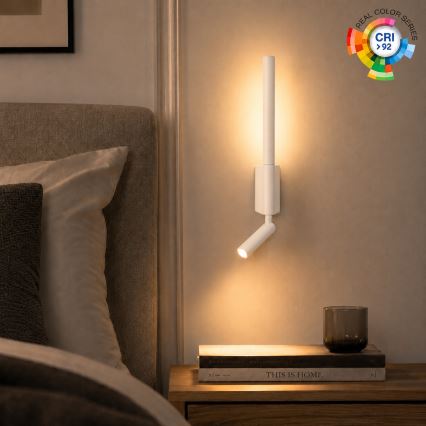 BRILAGI - VIXON LED sieninis taškinis šviestuvas LED/3W/230V + LED/5W, balta, CRI 90