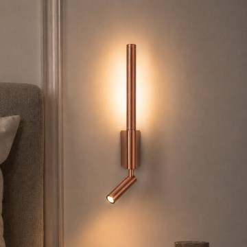 BRILAGI - VIXON LED sieninis taškinis šviestuvas LED/3W/230V + LED/5W bronzinis CRI 90