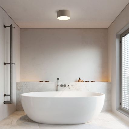 Brilagi - LED vonios lubinis šviestuvas FORIS LED/14W/230V skersmuo 12 cm smėlio spalvos IP44