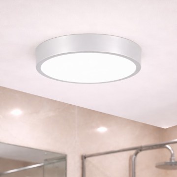 Brilagi - vonios kambario LED lubinis šviestuvas POOL LED/24W/230V 3000/4000/5500K, Ø 30 cm, IP54, balta