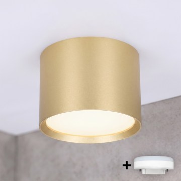 BRILAGI - vonios kambario LED taškinis šviestuvas SMOOTH 1xGX53/15W/230V 60x82 mm auksinis IP54