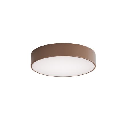 Brilagi - vonios kambario lubinis šviestuvas su judesio ir sutemos jutikliu CLARE 3xE27/24W/230V Ø 40 cm, rudas, IP54