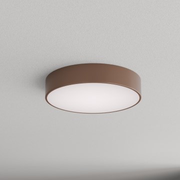 Brilagi - vonios kambario lubinis šviestuvas su judesio ir sutemos jutikliu CLARE 3xE27/24W/230V Ø 40 cm, rudas, IP54