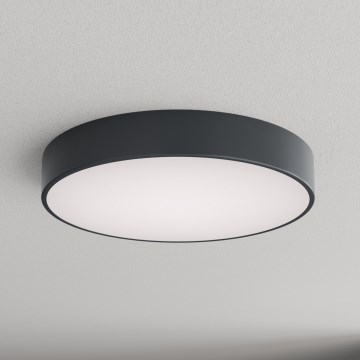 Brilagi - Vonios kambario lubinis šviestuvas su judesio ir sutemos jutikliu CLARE 4xE27/24W/230V Ø 50 cm, antracitas, IP54