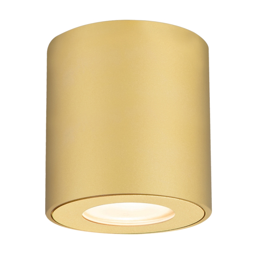 Brilagi - Vonios kambario taškinis šviestuvas MIA 1xGU10/30W/230V 84x80 mm auksinis IP54