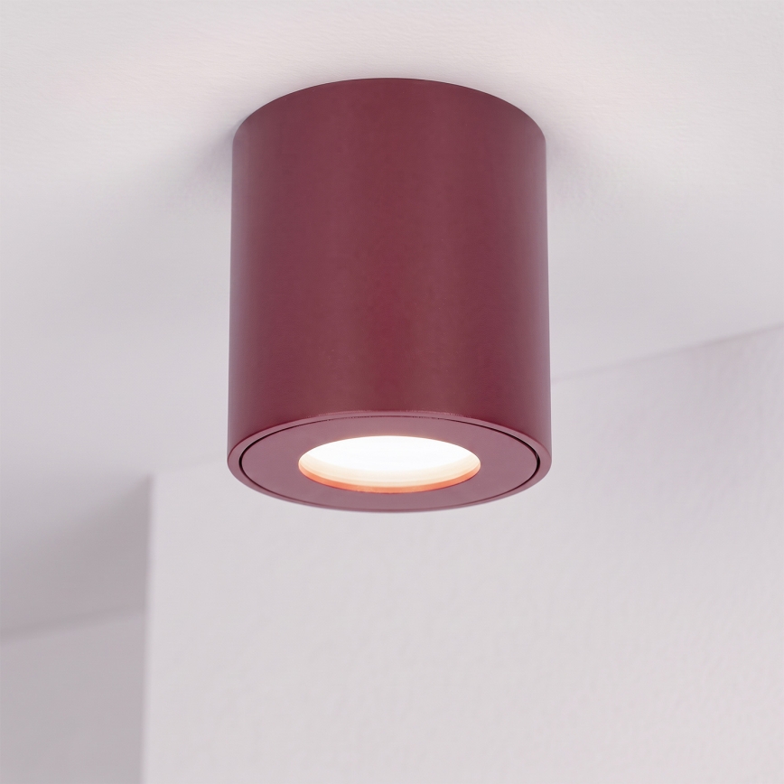 BRILAGI - Vonios kambario taškinis šviestuvas MIA 1xGU10/30W/230V 84x80 mm bordo IP54