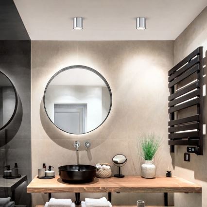 Brilagi - Vonios kambario taškinis šviestuvas MIA 1xGU10/30W/230V 84x80 mm blizgus chromas IP54