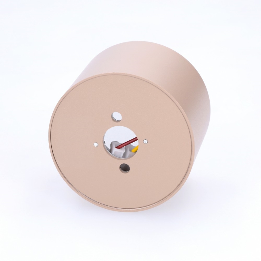 BRILAGI - Vonios kambario taškinis šviestuvas SMOOTH 1xGX53/15W/230V 60x82 mm smėlio spalvos IP54