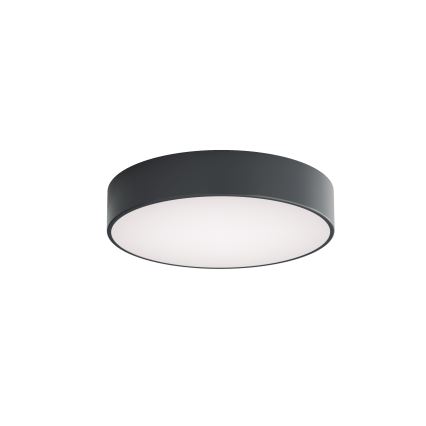 Brilagi - vonios lubų šviestuvas su judesio ir sutemos jutikliu CLARE 3xE27/24W/230V, skersmuo 40 cm, antracito spalvos, IP54