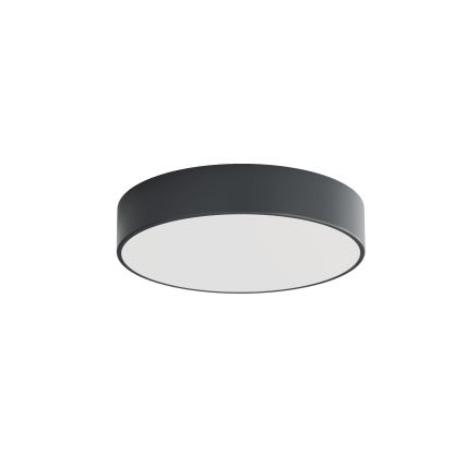 Brilagi - vonios lubų šviestuvas su judesio ir sutemos jutikliu CLARE 3xE27/24W/230V, skersmuo 40 cm, antracito spalvos, IP54