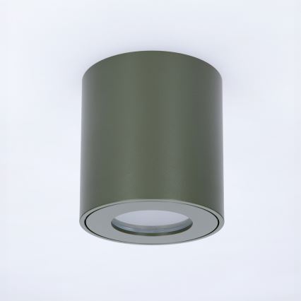 BRILAGI - Vonios kambario taškinis šviestuvas MIA 1xGU10/30W/230V 60x82 mm 84x80 mm tamsiai žalia IP54