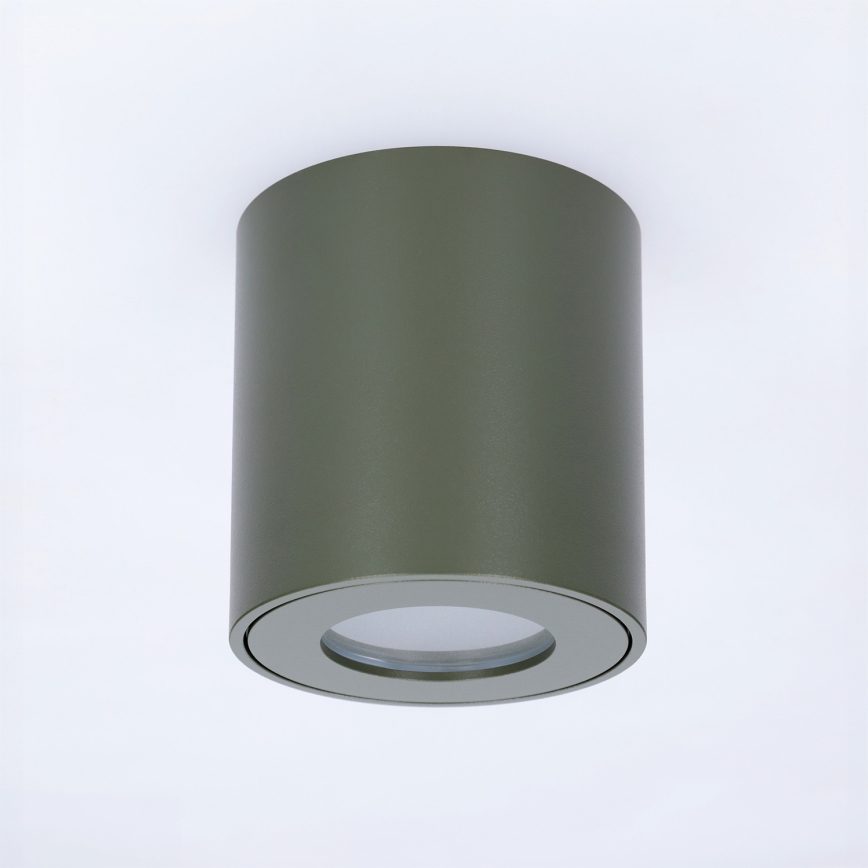 BRILAGI - Vonios kambario taškinis šviestuvas MIA 1xGU10/30W/230V 60x82 mm 84x80 mm tamsiai žalia IP54