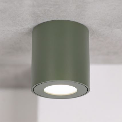 BRILAGI - Vonios kambario taškinis šviestuvas MIA 1xGU10/30W/230V 60x82 mm 84x80 mm tamsiai žalia IP54