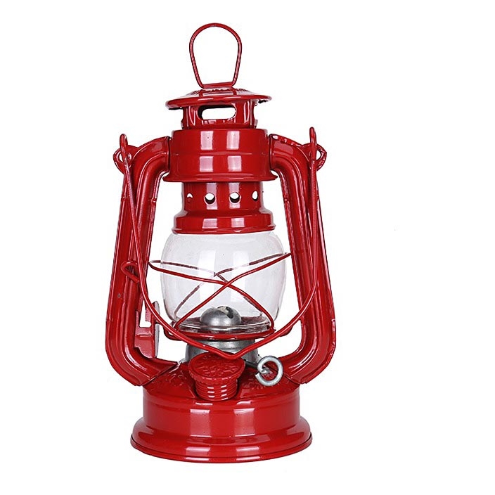 Brilagi - Žibalinė lempa LANTERN 19 cm raudona