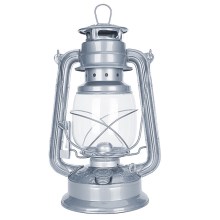 Brilagi - Žibalinė lempa LANTERN 28 cm sidabrinė