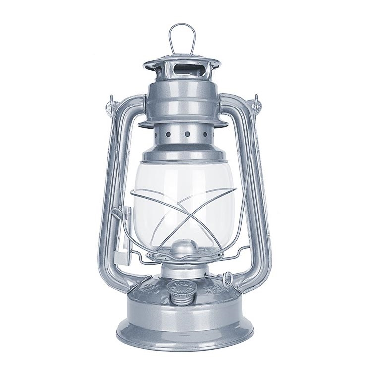 Brilagi - Žibalinė lempa LANTERN 28 cm sidabrinė