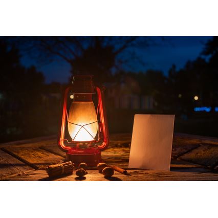 Brilagi - Žibalinė lempa LANTERN 31 cm raudona