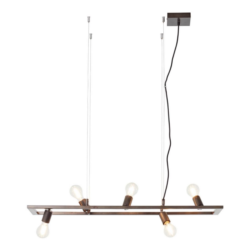 Briliantas - Sietynas ant virvelės KALLA 5xE27 / 40W / 230V
