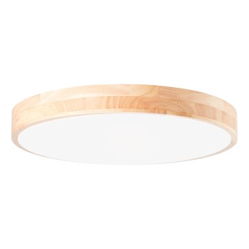 Brilliant - Dimeriu reguliuojamas LED lubinis šviestuvas SLIMLINE LED/60W/230V 3000-6500K Ø 45 cm kaučiukmedis + nuotolinis valdymas