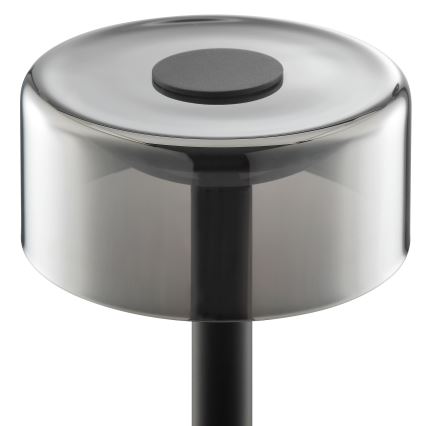 Brilliant - LED reguliuojama įkraunama jutiklinė lauko stalo lempa RAZOR LED/2,5W/5V 2700K 2600 mAh IP44 juoda