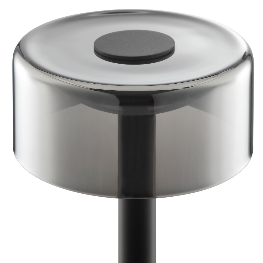 Brilliant - LED reguliuojama įkraunama jutiklinė lauko stalo lempa RAZOR LED/2,5W/5V 2700K 2600 mAh IP44 juoda