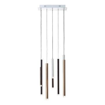 Brilliant - Dimeriuojama LED liustra ant laido CEMBALO LED/32W/230V matinis chromas/juoda/ruda