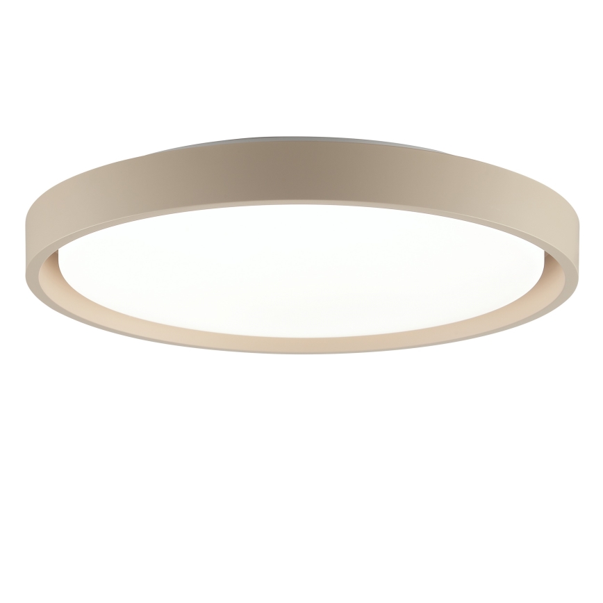 Brilliant - Dimeriuojamas LED lubinis šviestuvas SANOZ LED/24W/230V 3000-6500K skersmuo 41 cm smėlio spalvos + nuotolinis pultas