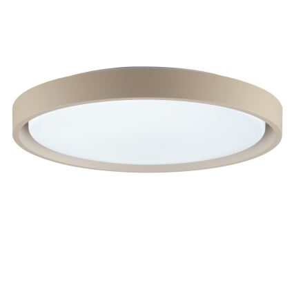 Brilliant - Dimeriuojamas LED lubinis šviestuvas SANOZ LED/24W/230V 3000-6500K skersmuo 41 cm smėlio spalvos + nuotolinis pultas