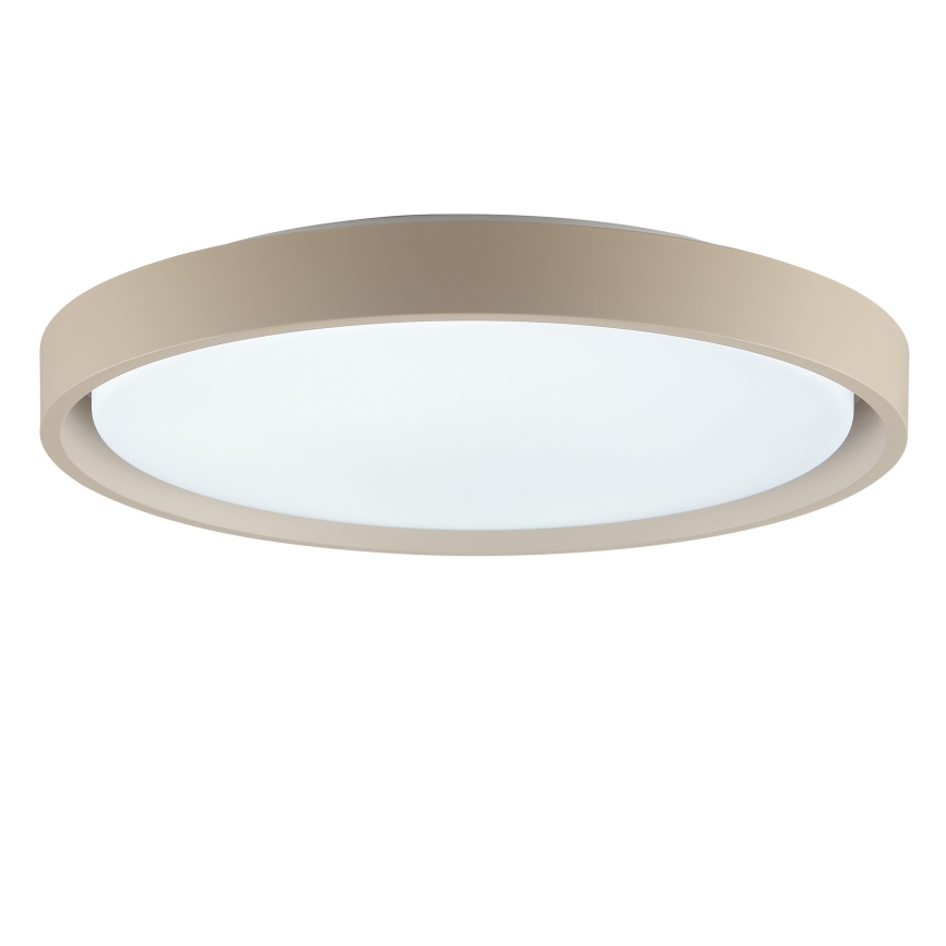 Brilliant - Dimeriuojamas LED lubinis šviestuvas SANOZ LED/24W/230V 3000-6500K skersmuo 41 cm smėlio spalvos + nuotolinis pultas