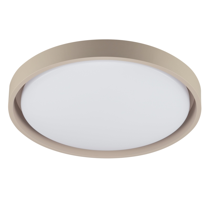 Brilliant - Dimeriuojamas LED lubinis šviestuvas SANOZ LED/24W/230V 3000-6500K skersmuo 41 cm smėlio spalvos + nuotolinis pultas