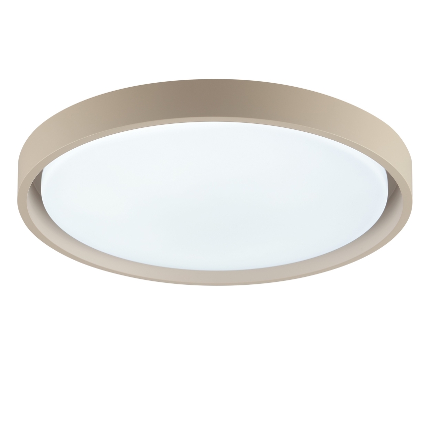 Brilliant - Dimeriuojamas LED lubinis šviestuvas SANOZ LED/24W/230V 3000-6500K skersmuo 41 cm smėlio spalvos + nuotolinis pultas