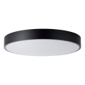 Brilliant - dimeriuojamas LED lubinis šviestuvas SLIMLINE LED/60W/230V 3000-6500K skersmuo 49 cm juodas + su nuotoliniu pulteliu
