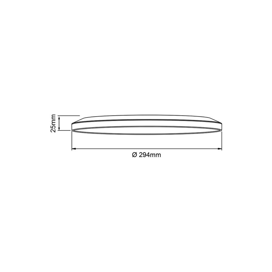 Brilliant - Dimeriuojamas LED lubinis šviestuvas SORELL LED/18W/230V 3000-6500K skersmuo 29 cm balta + nuotolinis valdymas