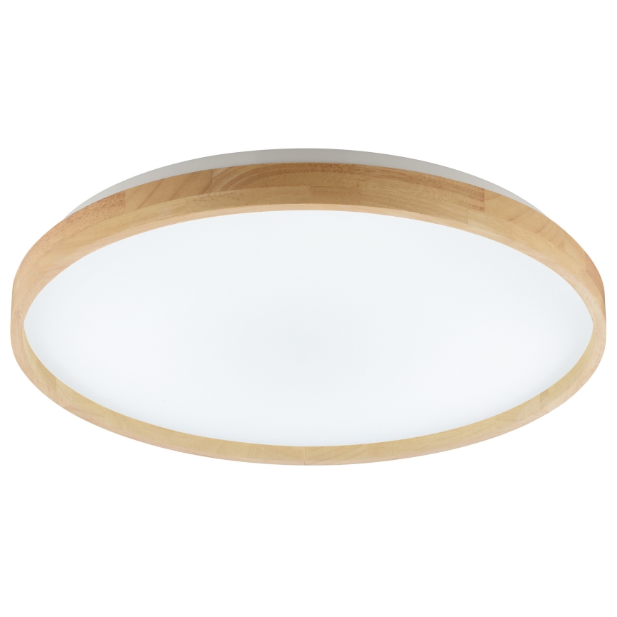 Brilliant - dimeriuojamas LED lubinis šviestuvas ALSON LED/21W/230V 3000-6500K skersm. 49,5 cm, iš kaučiukmedžio + su nuotoliniu pulteliu