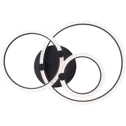 Brilliant - Dimming LED lubinis šviestuvas AYDIN LED/34W/230V 3000-6500K juodas + nuotolinis valdymas