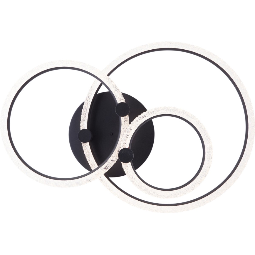 Brilliant - Dimming LED lubinis šviestuvas AYDIN LED/34W/230V 3000-6500K juodas + nuotolinis valdymas