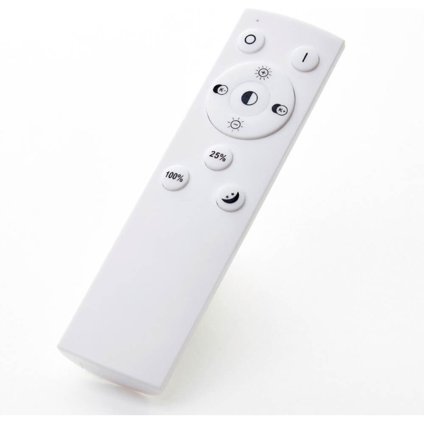 Brilliant - Dimming LED lubinis šviestuvas AYDIN LED/34W/230V 3000-6500K juodas + nuotolinis valdymas