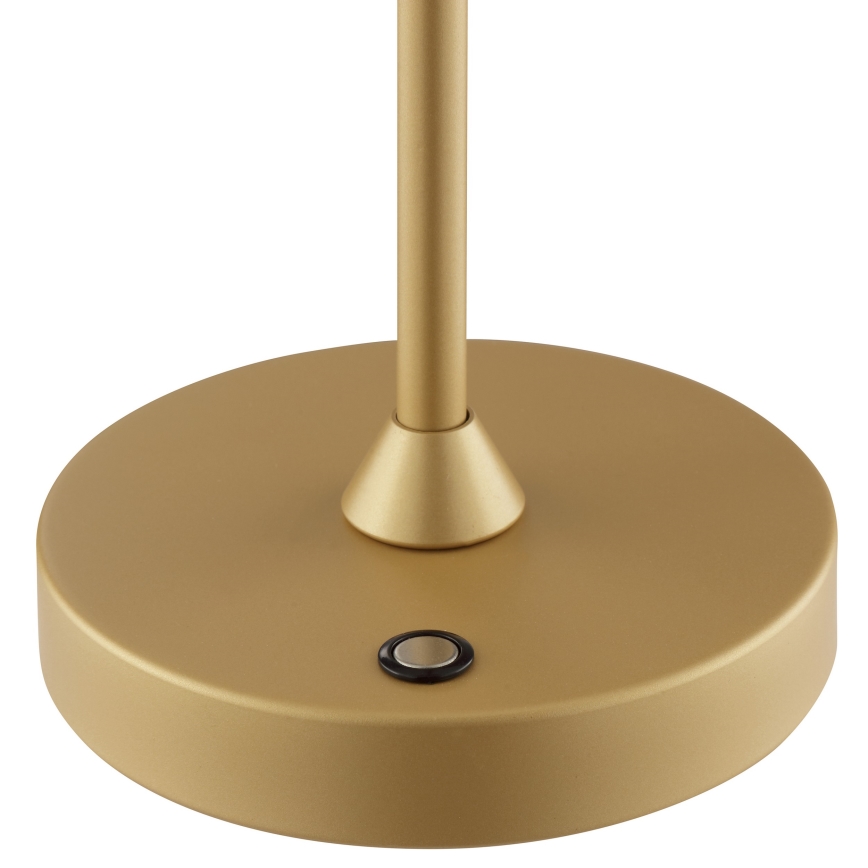 Brilliant - LED dimeriuojama įkraunama jutiklinė lauko stalinė lempa ELORA LED/2,5W/5V 2700K 2600 mAh IP44 auksinė