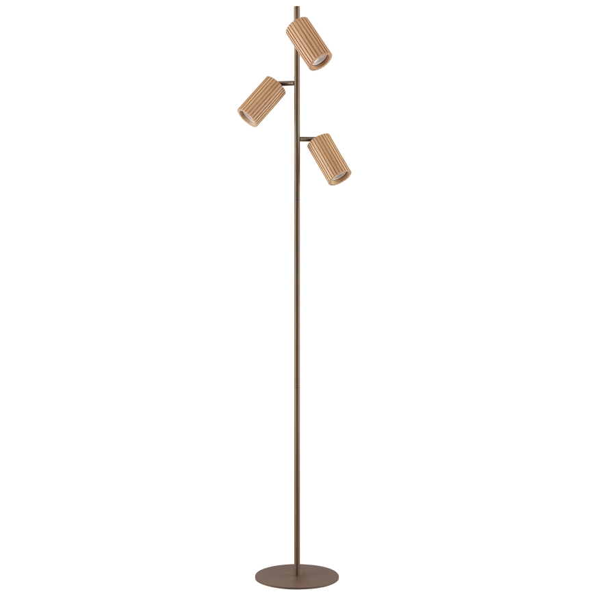 Brilliant - Grindinė lempa LAKEWOOD 3xGU10/10W/230V ruda