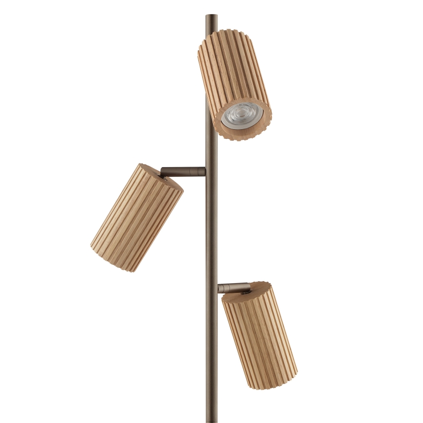 Brilliant - Grindinė lempa LAKEWOOD 3xGU10/10W/230V ruda