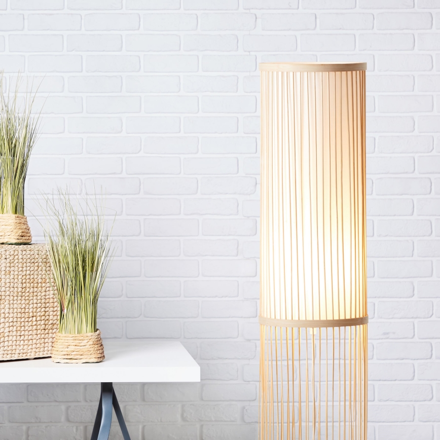 Brilliant - Grindinė lempa NORI 1xE27/40W/230V bambukas