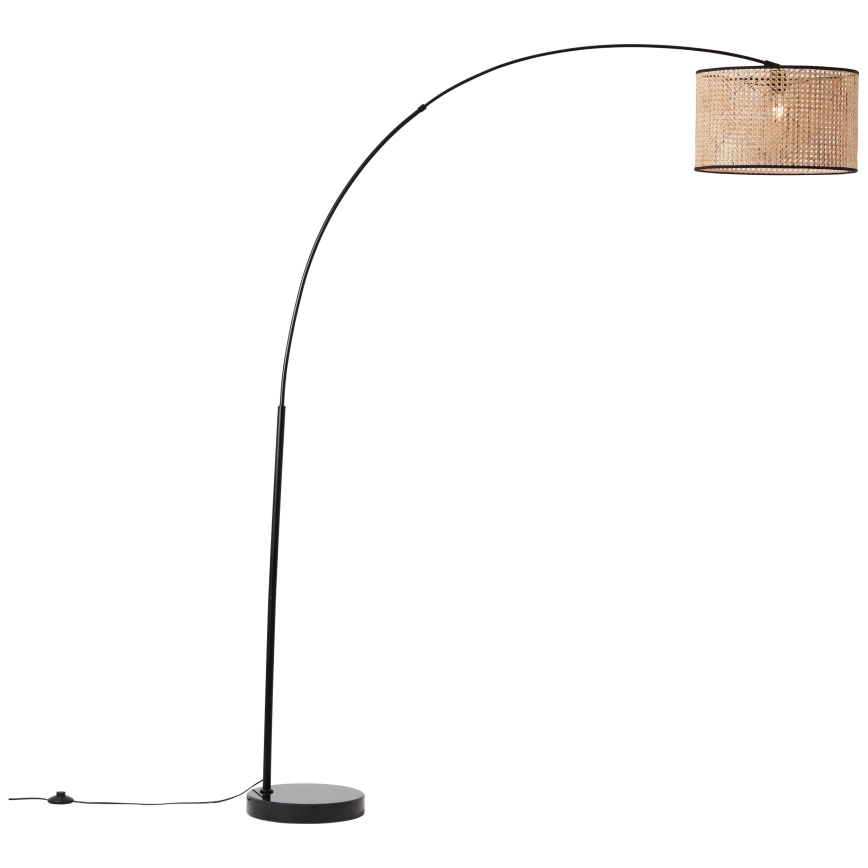 Brilliant - Grindinė lempa WILEY 1xE27/60W/230V juoda/smėlio spalvos