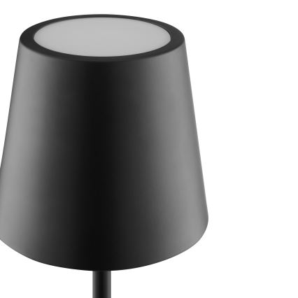 Brilliant - įkraunama, lietimui jautri lauko stalinė lempa ELORA su reguliuojamu ryškumu LED/2,5W/5V 2700K 2600 mAh IP44 juoda