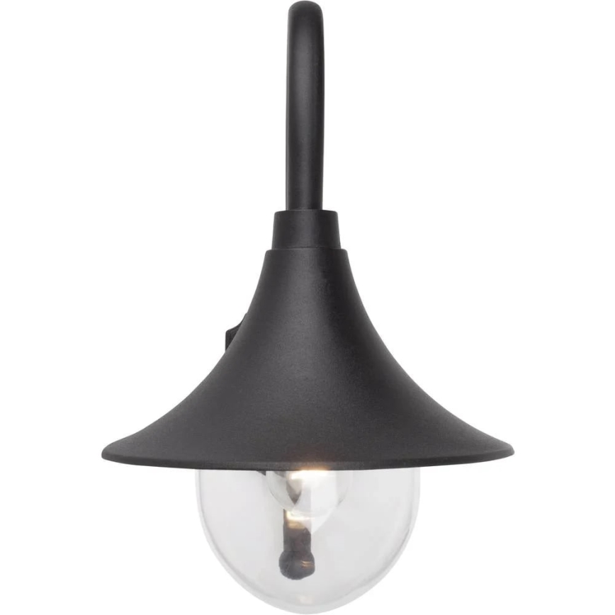 Brilliant - Lauko sieninis šviestuvas BERNA 1xE27/60W/230V IP44 juoda
