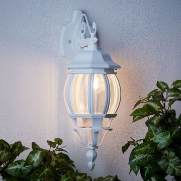 Brilliant - Lauko sieninis šviestuvas ISTRIA 1xE27/60W/230V IP23 balta